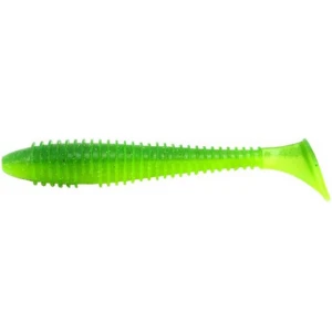 Shad Keitech Swing Impact FAT, Lime / Chartreuse 424, 9.6cm, 6buc/pac
