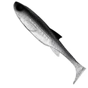 Shad LIBRA LURES Kraken Shad, 10cm, 7.5g, Ghost, 6buc/pac