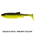 Shad LIBRA LURES Kraken Shad, 10cm, 7.5g, Hot Yellow, 6buc/pac