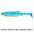 Shad LIBRA LURES Kraken Shad, 20.5cm, 60g, Lime Chartreuse Blue, 1buc/pac