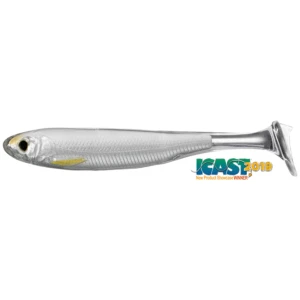 Shad Live Target Slow Roll Shiner Paddle Tail, Silver / Pearl, 8.5cm, 4buc/pac Shad Live Target Slow Roll Shiner Paddle Tail, Silver / Pearl, 8.5cm, 4buc/pac