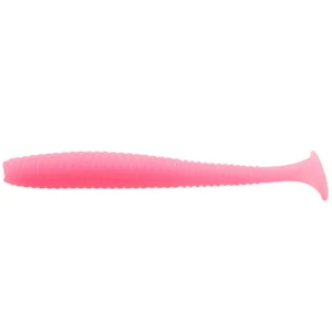Shad Lucky John Pro Series S-Shad Tail 3.8inch 9.6cm F05 Super Pink  5 buc/plic Shad Lucky John Pro Series S-Shad Tail 3.8inch 9.6cm F05 Super Pink  5 buc/plic