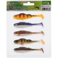 Shad Mikado Real Fish, Culoare Mix, 8cm, 5buc/pac