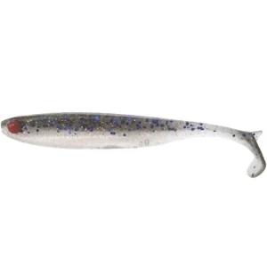 Shad Mustad Mezashi Tail Minnow, Blue Dot Sardine, 8.8cm, 6buc/pac