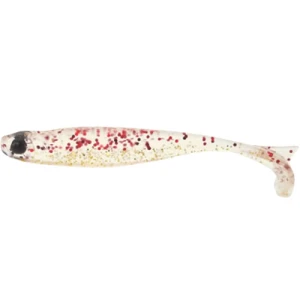 Shad Mustad Mezashi Tail Minnow, Red Gold Glitter, 8.8cm, 6buc/pac