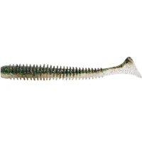 Shad Rapture Ribbed Slim Shady 7.5 Cm Smoke Green 12 Buc