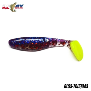 Shad Relax Kopyto Tricolor 7.5cm 343 5buc/plic