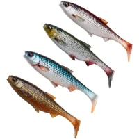 Shad Savage Gear 3d River Roach, Clear Water Mix, 8cm, 5g, 4buc/pac