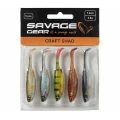 Shad SAVAGE GEAR CRAFT  7,2CM/2,6G CLEAR WATER MIX 5BUC/PL Shad SAVAGE GEAR CRAFT  7,2CM/2,6G CLEAR WATER MIX 5BUC/PL