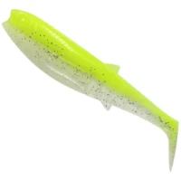 Shad Savage Gear Cannibal Shad, Fluo Yellow Glow, 12.5cm, 20g,  4buc/pac