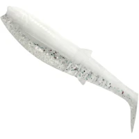 Shad Savage Gear Cannibal Shad, White Flash, 8cm, 5g,  5buc/pac