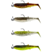 Shad, Savage, Gear, Cannibal,, Clearwater, Mix,, 8cm,, 5g, +, 7.5g,, Nr.2/0,, 4buc/pac, f1.sg.77182, Shad-uri, Shad-uri Savage Gear, Savage Gear