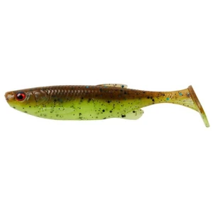 Shad Savage Gear Fat Minnow T-Tail, Chartreuse Pumpkin, 13cm, 20g, 5buc/pac Shad Savage Gear Fat Minnow T-Tail, Chartreuse Pumpkin, 13cm, 20g, 5buc/pac
