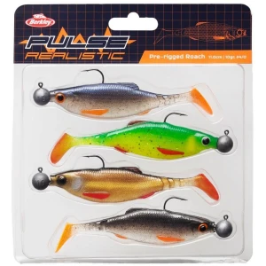 Shad Sof Bait BERKLEY Pulse Realistic, Roach, 7g, 7cm, 4buc/pac