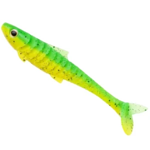 Shad ZECK Baby Rippler, Kiwi Lemon, 12cm, 11g, 3buc/pac