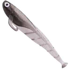 Shad ZECK Quappie, Rauchglitter, 4.4g, 10cm, 3buc/pac