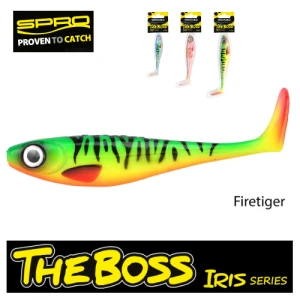 TWISTER SPRO IRIS THE BOSS 12 CM FIRETIGER TWISTER SPRO IRIS THE BOSS 12 CM FIRETIGER