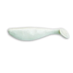 Twister Delaland Shad 8 Cm White 4 Buc Twister Delaland Shad 8 Cm White 4 Buc
