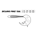 Naluca Sicario Pike Tail 8.5Cm/Bloody Perch - 4Buc Naluca Sicario Pike Tail 8.5Cm/Bloody Perch - 4Buc