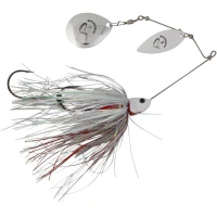 SAVAGE GEAR SPINNER DA BUSH 21G WHITE SILVER HOLO FLAME  SAVAGE GEAR SPINNER DA BUSH 21G WHITE SILVER HOLO FLAME