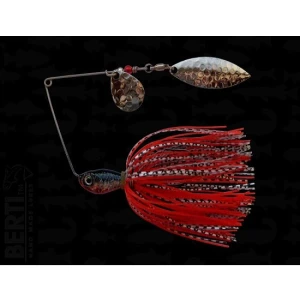 Spinnerbait Bertilure Cu Doua Palete SPINNERBAIT CU SKIRT  COLORADO Model SALCIE Culoare Alb Negru Rosu 11 gr. Spinnerbait Bertilure Cu Doua Palete SPINNERBAIT CU SKIRT  COLORADO Model SALCIE Culoare Alb Negru Rosu 11 gr.