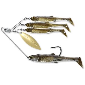 Spinnerbait Live Target Baitball Spinner Rig, Small, 853 Purple Dark / Amber / Gold, 11g Spinnerbait Live Target Baitball Spinner Rig, Small, 853 Purple Dark / Amber / Gold, 11g