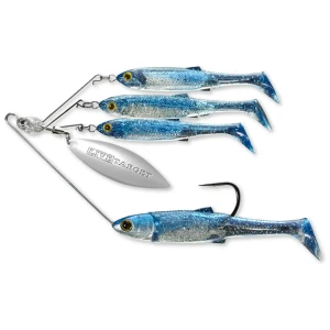 Spinnerbait Live Target Baitball Spinner Rig, Small, 854 Purple Blue / Silver, 11g Spinnerbait Live Target Baitball Spinner Rig, Small, 854 Purple Blue / Silver, 11g