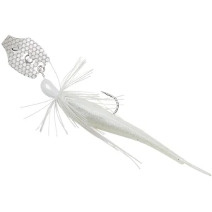 Chatterbait SAVAGE GEAR Crazy Swim Jig, White Silver, 10cm, 8.5g, 1buc/pac