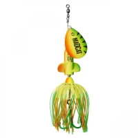 Spinnerbait Madcat A-static Screaming Spinner 65gr Firetiger Uv