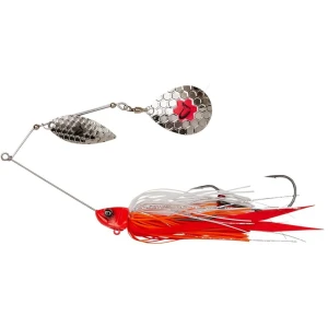 Spinnerbait SAVAGE GEAR Da Bush Sinking, Red Head Silver, 16cm, 32g, 1buc/pac