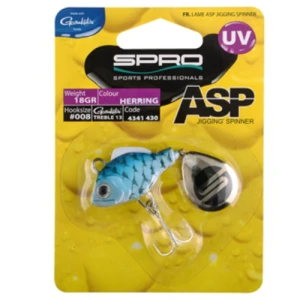 LINGURITA SPRO ASP SPINNER UV 10 GR FIRE HERRING LINGURITA SPRO ASP SPINNER UV 10 GR FIRE HERRING