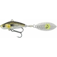 SPINNER SAVAGE GEAR 3D STICKLEBAIT TAILSPIN 8CM 18G SINKING GREEN SILVER AYU SPINNER SAVAGE GEAR 3D STICKLEBAIT TAILSPIN 8CM 18G SINKING GREEN SILVER AYU