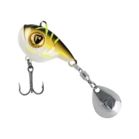 Spinnertail Fox Rage Big Eye Spin Tail, Black & Gold, 26g