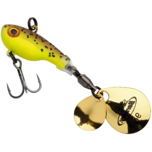 Spinnertail Berkley Pulse  Brown Chartreuse 7cm 14g