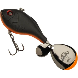 Spinnertail Berkley Pulse Spintail XL, 10cm, 28g, Black Orange, 1buc/pac Spinnertail Berkley Pulse Spintail XL, 10cm, 28g, Black Orange, 1buc/pac