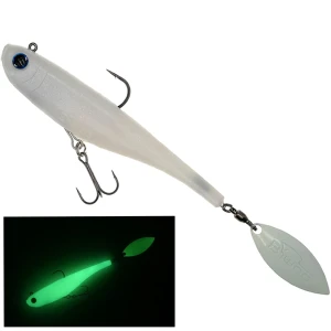 Spinnertail BiWAA Divinator Junior, 101 UV White, 14cm, 22g, 1buc/pac