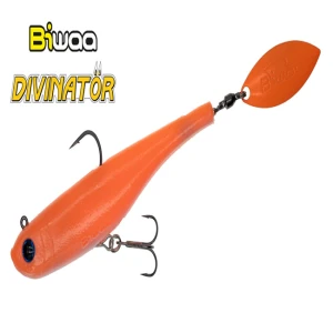 Spinnertail Biwaa Divinator, UV Orange, 14cm, 22g