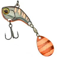 Spinnertail ILLEX Deracoup, 2.2cm, 7g, Motor Oil Tiger, 1buc/pac