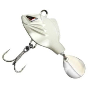 Spinnertail REIVA Spinner Jig, Pearl White, 18g, 1buc/pac Spinnertail REIVA Spinner Jig, Pearl White, 18g, 1buc/pac
