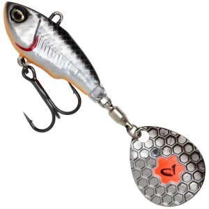 Spinnertail SAVAGE GEAR Fat Tail, Dirty Silver, 8cm, 24g, 1buc/pac