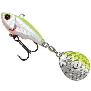 Spinnertail SAVAGE GEAR Fat Tail, Lemon Back Flash, 5.5cm, 9g