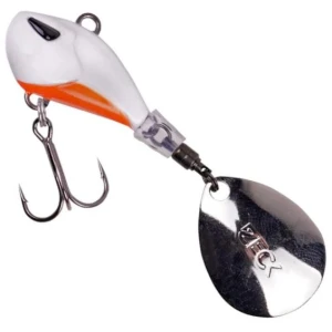 Spinnertail ZECK Rogue Runner, White Orange, 15g, 1buc/pac