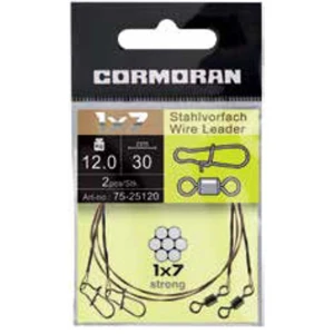 STRUNA CORMORAN KEVLAR 1X7 20CM 12KG 2BUC