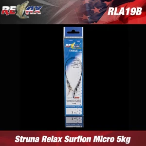 STRUNA RELAX SURFLON MICRO ULTRA BLACK 3buc/plic 5kg 45cm STRUNA RELAX SURFLON MICRO ULTRA BLACK 3buc/plic 5kg 45cm