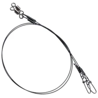 Struna BERKLEY Fusion19 Steel Pike Leaders, 40cm, 36.2kg-80lbs, 2buc/pac