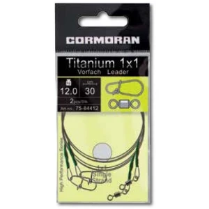Struna Cormoran Titanium Leader 30cm 2buc/plic 8kg 