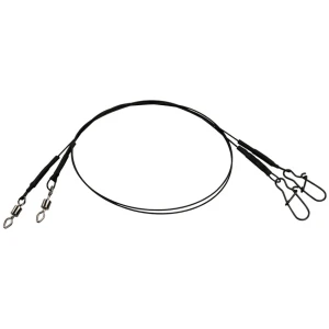 Struna DAM Effzett Coated 1x7 Black, 30cm, 7kg. 2buc/pac