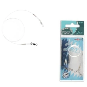 Struna Mikado Jaws Fluorocarbon Strong, 25cm, 15kg, 2buc/plic Struna Mikado Jaws Fluorocarbon Strong, 25cm, 15kg, 2buc/plic