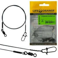 Struna Titan Orange Titanium Leader 1x7, 13.6kg, 40cm, 0.45mm, 1buc/plic Struna Titan Orange Titanium Leader 1x7, 13.6kg, 40cm, 0.45mm, 1buc/plic