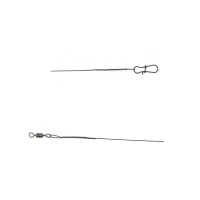 Struna VMC Blackflex din 7 fire de otel si ochet din nylon agrafa rapida vartej 27cm 5kg 3buc/plic Struna VMC Blackflex din 7 fire de otel si ochet din nylon agrafa rapida vartej 27cm 5kg 3buc/plic